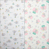 Disney Dumbo Organic 30s Fabric printed in Korea by the Half Yard